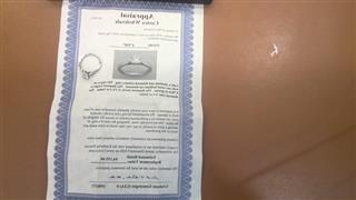 Lady's Platinum-Diamond Solitaire .70 CT. 999 Platinum 5.08g Size:5.5